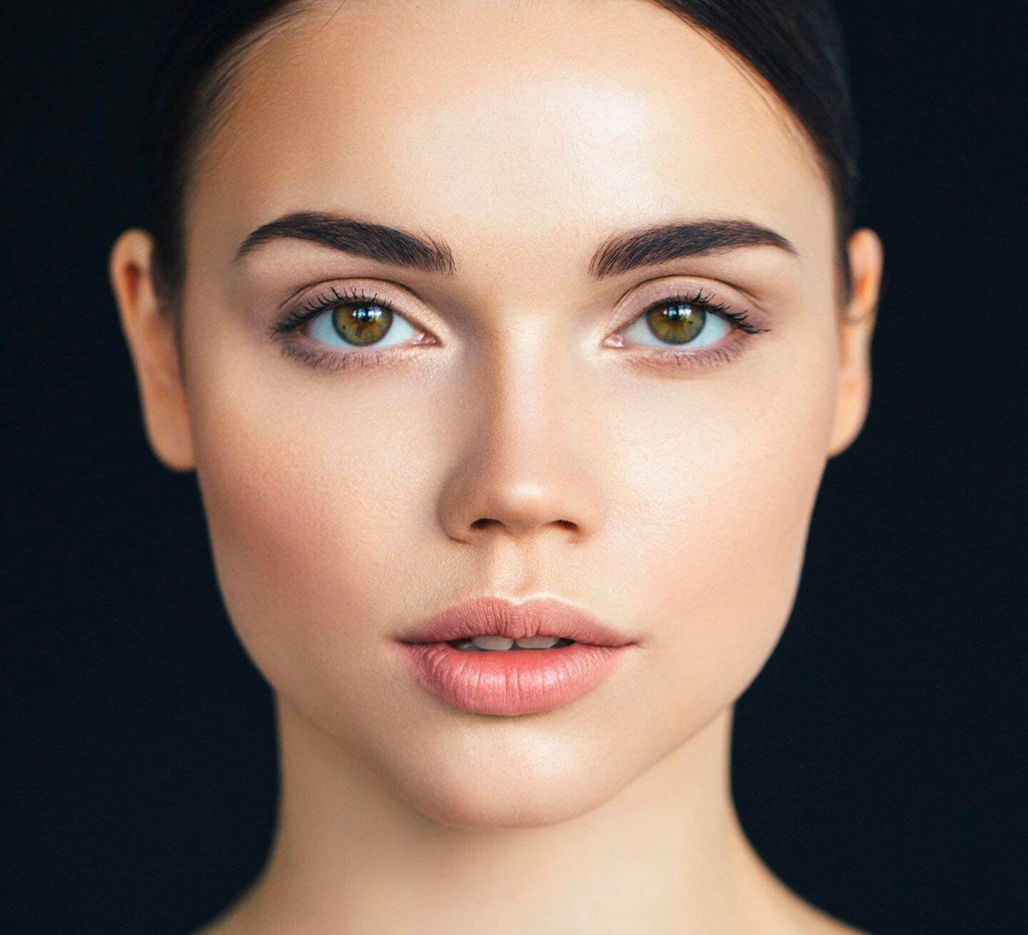 woman looking ahead at camera