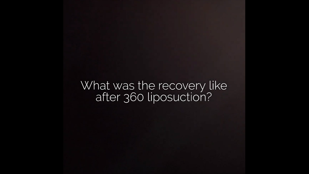 liposuction recovery video