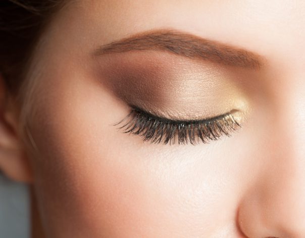 Woman's eye with beautiful makeup