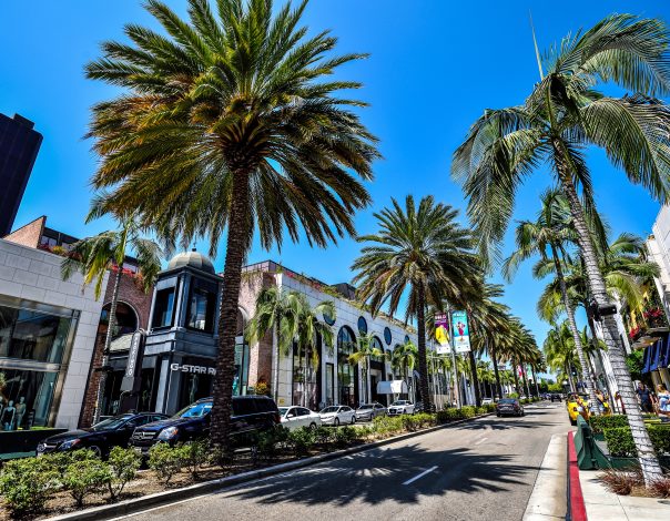 Rodeo Drive on a Summer Day - Beverly Hills, California